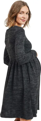 Vista 4 de HELLO MIZ Vestido de punto de maternidad con bolsillo para mujer