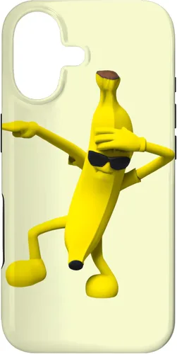 Vista 32 de iPhone 16 Dabbing Banana con gafas de sol para niños pequeños