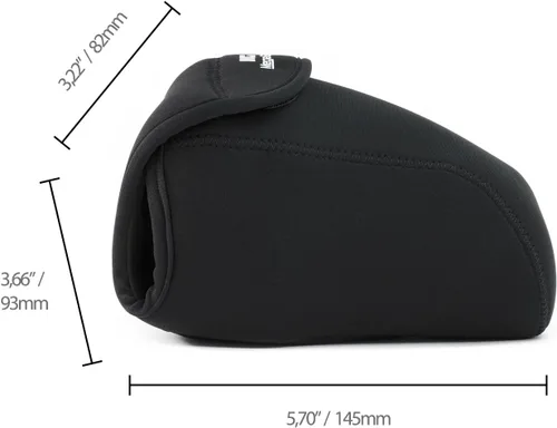 Vista 2 de Mega Gear Nikon D7500 MG1252 - Funda de neopreno ultraligera para cámara, con mosquetón, color negro
