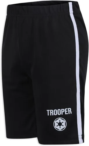 Vista 7 de STAR WARS Darth Vander, Stormtrooper, Grogu - Conjunto de camiseta y pantalón corto para niños pequeños - BeigeNegroBlanco