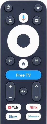 Vista 4 de Nuevo control remoto negro apto para dispositivo de transmisión Onn 4K Pro Google TV
