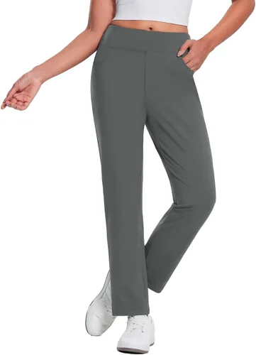 Vista 8 de baleaf Pantalones térmicos con forro polar para mujer para clima frío Negro