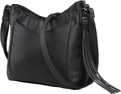 Vista 2 de Bolso cruzado oculto con cartera delgada RFID