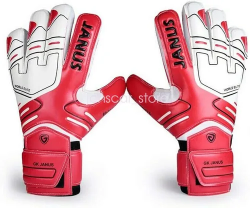 Vista 6 de Guantes de portero de fútbol profesional para niños y adultos y jóvenes con protección para los dedos, guantes de portero de fútbol de látex