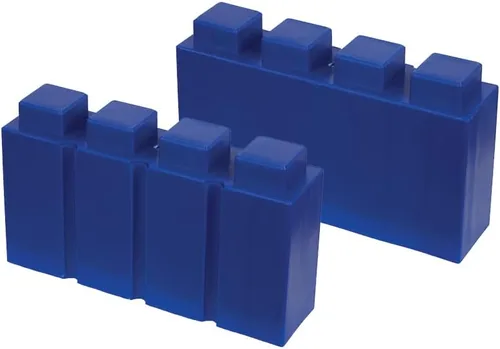 Vista 75 de EverBlock Paquete modular de plástico de tamaño natural de 3 x 3 pulgadas Bloques de construcción gigantes Fácil de conectar y reutilizar Uso