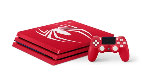 Vista 5 de PlayStation 4 Pro 1TB Limited Edition Console - Marvels Spider-Man Bundle Discontinued