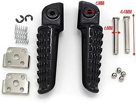 Vista 2 de Reposapiés trasero para motocicleta Kawasaki ZR1200 ZR1000 ZR800 ZR900 Z750S Z750R Z900RS Z750, KLE650/KLZ1000, para Kawasaki EX650 Ninja, ER650