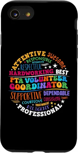 Vista 18 de iPhone 16 Parents Teacher Association PTA Volunteer Coordinator Case
