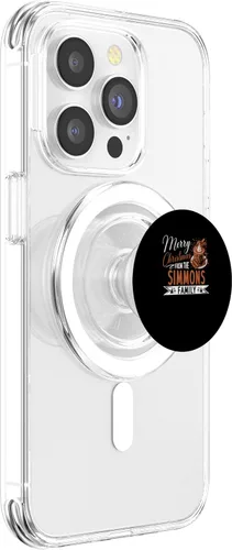 Vista 3 de Simmons Family Christmas Costume Hot Chocolate Matching PopSockets MagSafe PopGrip for iPhone