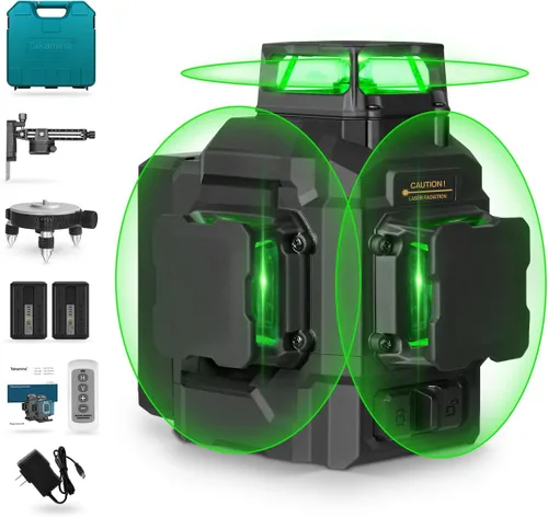 Vista 8 de Takamine Nivel láser Pro 12 línea autonivelante, 3x360° línea roja ultra