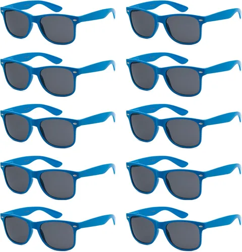 Vista 37 de Paquete de 10 lentes de sol a granel con protección UV para Bandera Americana Humo