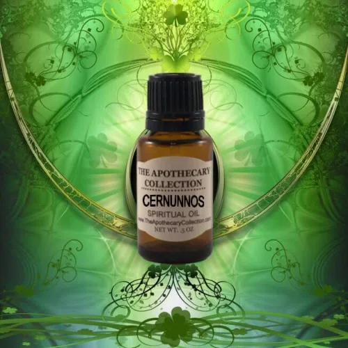 Vista 2 de Aceite espiritual griego CERNUNNOS (aceite) para Hoodú, Vudú, Santeria, Wicca, Raíces y hechizos
