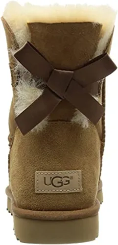 Vista 2 de UGG Mini botas Bailey Bow II para mujer, Beige