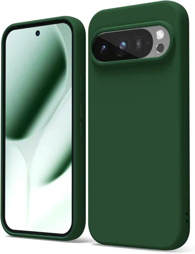Vista 101 de oakxco para Google Pixel 6A Funda de teléfono de silicona líquida, diseño estético lindo y delgado para mujer y niña, cubierta de gel suave, lisa