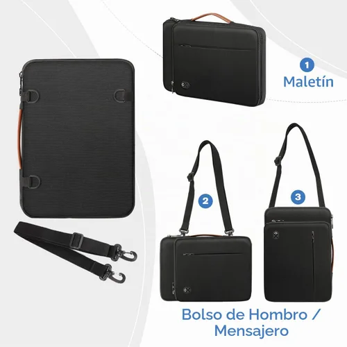 Vista 6 de Fintie 12.9-13 pulgadas Tablet Laptop Sleeve Case, Maletín Bolsa de hombro