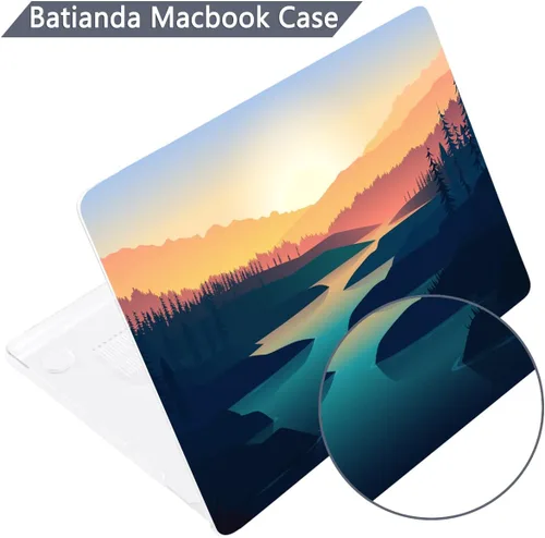 Vista 5 de Batianda Estuche Premium para Nuevo MacBook Air de 15 Pulgadas 2025 M4 2024 2023 con Chip M3 M2 Modelo A3241/A3114/A2941, Estuche Protector