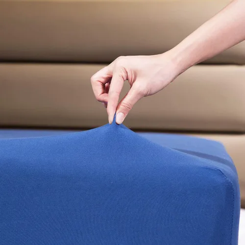 Vista 7 de Sábana Ajustable - Sábana Ajustable Individual COSMOPLUS Solamente (Sin Sábana Encimera ni Fundas de Almohada), Micropunto Elástico en 4 Beige