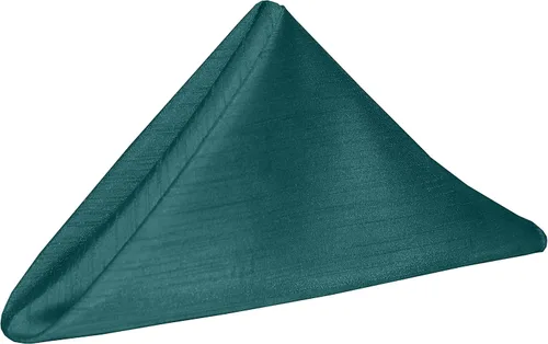 Vista 10 de Ultimate Textile -1 docena - Reversible Shantung Satin - Majestic - Servilletas de tela Majestic de 20.0 x 20.0 in, color azul bígaro Periwinkle