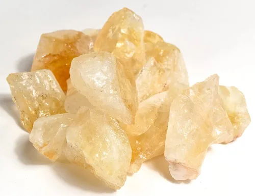 Vista 5 de Piedras ásperas de cuarzo citrino amarillo dorado naranja dorado Fabricación de joyas de cristal Reiki Decoración del hogar Piedra preciosa natural