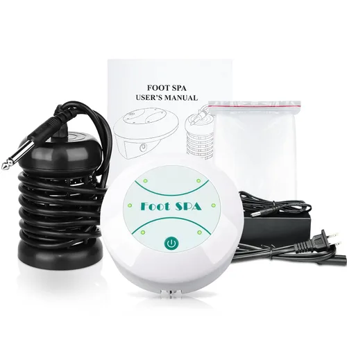 Vista 9 de Máquina de desintoxicación de baño de pies iónico, portátil de desintoxicación iónica para baño de pies, controlador de limpieza iónica
