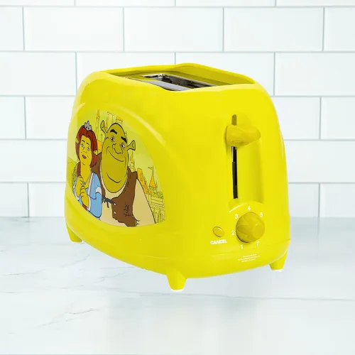 Vista 14 de Uncanny Brands Tostadora Bob Ross: tuesta la cara icónica de Bob en tu tostada