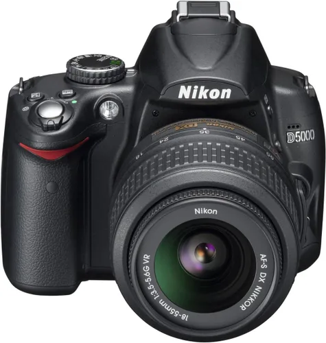 Vista 9 de Nikon D5000 cámara réflex digital 12.3MP DX con lente de 18-55mm f/3.5-5.6G VR y LCD de ángulo variable de 2.7 pulgadas
