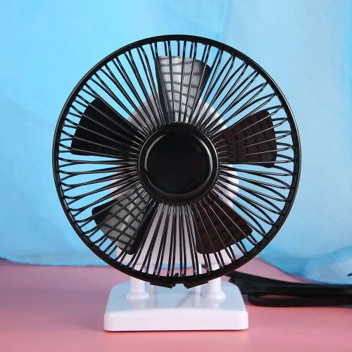 Vista 4 de Dioche Mini ventilador eléctrico de uñas con flujo de aire de 13 W de alto, ventilador de escritorio portátil con 2 ajustes de velocidad