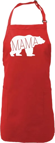 Vista 3 de zerogravitee Delantal Mama Bear con 2 bolsillos de parche