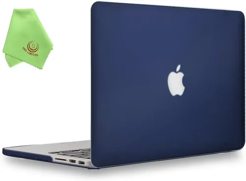 Vista 34 de UESWILL Funda de Carcasa Rígida Mate Compatible con MacBook Pro (Retina, 13 pulgadas, principios de 2015/2014/2013/finales de 2012), Modelo Negro