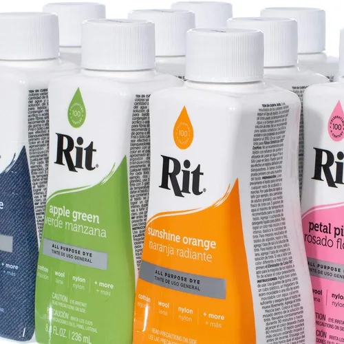 Vista 4 de Rit - Tinte líquido, amplia selección de colores, 8 onzas (verde manzana)
