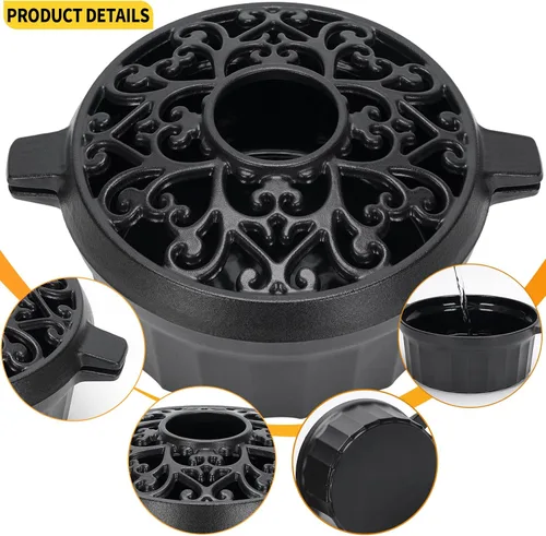 Vista 3 de 1MORE Vaporizador para Estufa de Leña - Humidificador de estufa de leña de hierro fundido con revestimiento de esmalte de porcelana, olla de vapor