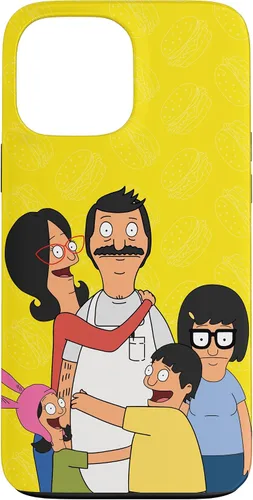 Vista 24 de Funda para iPhone 12 Pro Max Bob Burgers Bob Linda Gene Tina Louise Family Hug