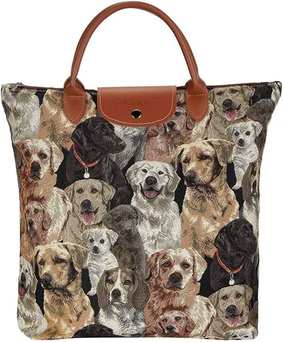Vista 19 de Signare Bolsa plegable para tapiz, bolsa de compras reutilizable, bolsa de comestibles
