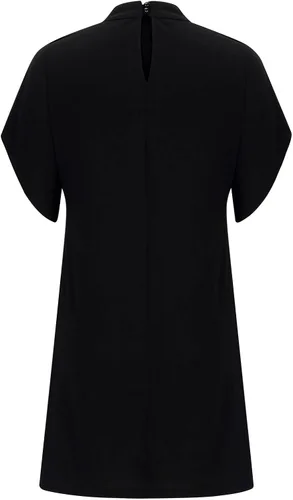 Vista 5 de Pejock Vestidos de cóctel para mujer, vestido casual de manga corta para mujer, vestido de verano con cuello redondo, vestidos de fiesta de noche
