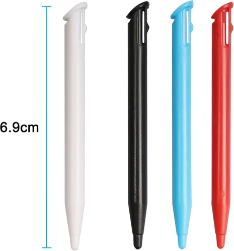 Vista 4 de Xahpower - Lápiz capacitivo 2DS XL, repuesto compatible con Nintendo 2DS XL, 4 en 1 Combo Touch Styli, multicolor para 2DS XL