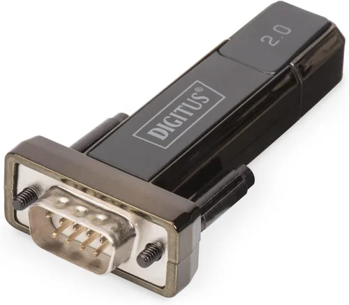 Vista 5 de Digitus Adaptador USB a serie - Convertidor RS232 - USB 1.1 Tipo-A a DSUB 9M - chipset PL2303RA - Cable incl. 31.5 in