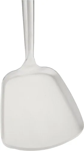Vista 4 de TableCraft Wok Espátula con mango de bambú, 14.5 pulgadas, acero inoxidable