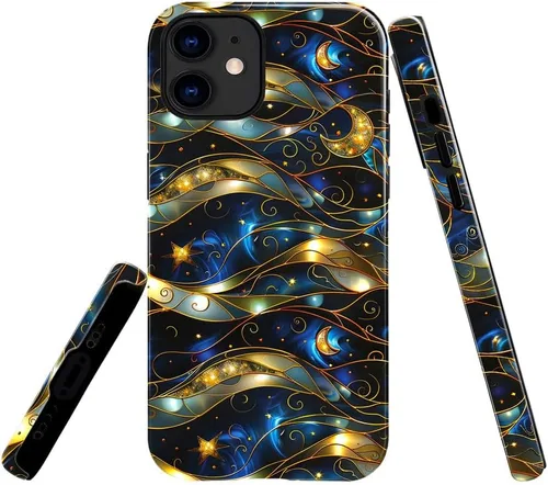 Vista 18 de Funda TnXee Compatible con iPhone 11, Funda Híbrida Brillante de 2 Capas para Prevenir Caídas para Niñas y Niños, Aspecto Bonito con Flores Salvajes