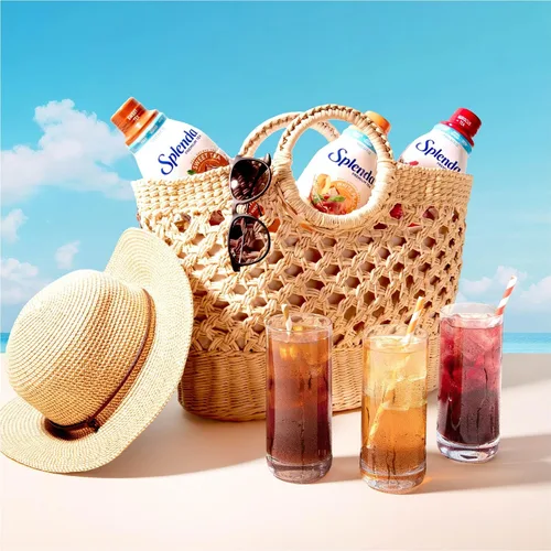 Vista 8 de SPLENDA Té de hibisco 1:1 concentrado de alta calidad, sin azúcar, sin gluten, té hecho real, 32 onzas líquidas (paquete de 2)