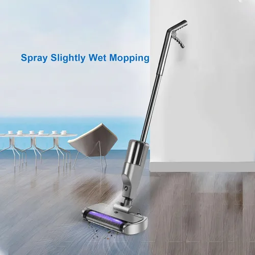 Vista 3 de Sorandy Trapeador de vacío inalámbrico, aspiradora eléctrica automática en seco y húmedo con función propia y contenedor de polvo de 16.9 fl oz