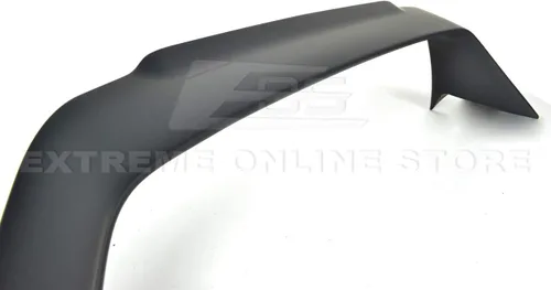 Vista 6 de para modelos Acura Integra DC2 de 1994-2001 Mugen Gen.1 estilo ABS plástico negro mate alerón trasero de ala alta SPOILER-002-ABS
