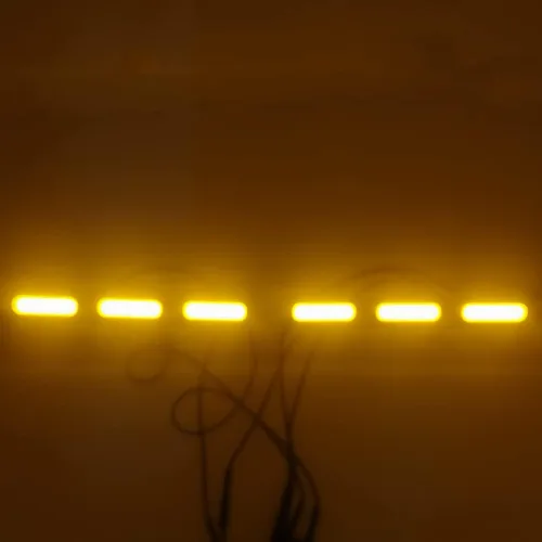 Vista 5 de Luz LED para parrilla delantera, señal de giro ámbar para Honda CRV 2017-2019