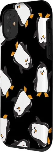Vista 2 de Carcasa para iPhone 11, diseño de pingüinos