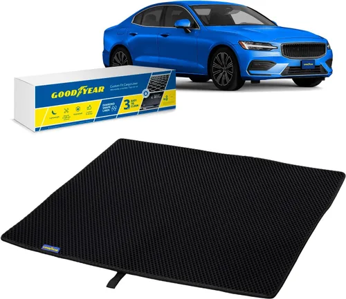 Vista 11 de Goodyear Forro de tapete de carga de ajuste personalizado para Honda CR-V 2012-2016 – Forro de maletero resistente, forma de diamante, equipaje