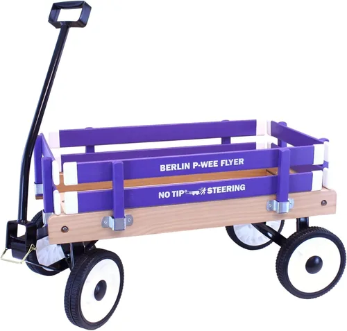 Vista 7 de AmishToyBox Berlin P-Wee Wagon - Modelo F257 - Amish fabricado en Ohio, Estados Unidos (azul)