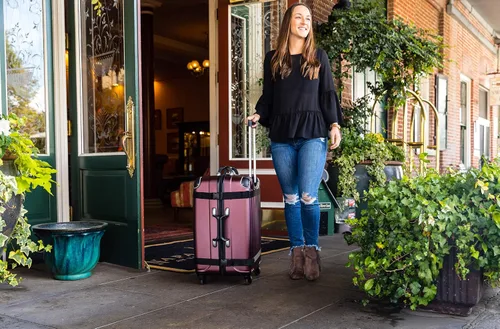 Vista 8 de VinGardeValise - Hasta 12 botellas y maleta de viaje multiusos para vino (borgoña)