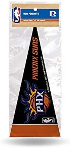 Vista 19 de Rico Industries NBA - Juego de mini banderines de fieltro de 4 x 9 pulgadas (incluye 8 piezas)