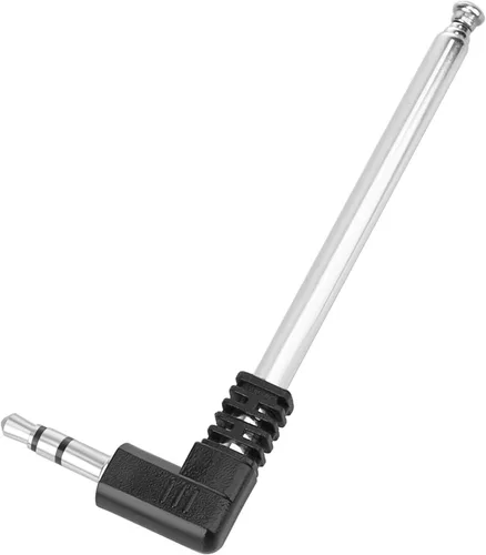 Vista 9 de ENUODA Antena de radio FM de repuesto de 75 ohmios - Antena telescópica de 7 secciones, 6.7-29.8 in, conector macho tipo F con adaptador para radio