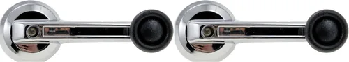 Vista 4 de Dorman 76964 - Manija de manivela de ventana compatible con modelos seleccionados de American Motors/Jeep, cromada Fits Select American Motors