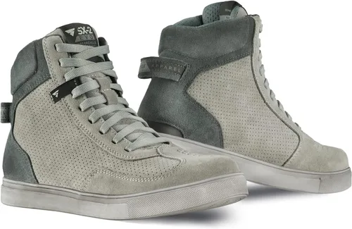 Vista 10 de SHIMA SX-2 Evo Botas de cuero ventiladas para motocicleta, para hombre, calle, verano, de ante, deportivas, sigilosas, para turismo, calzado